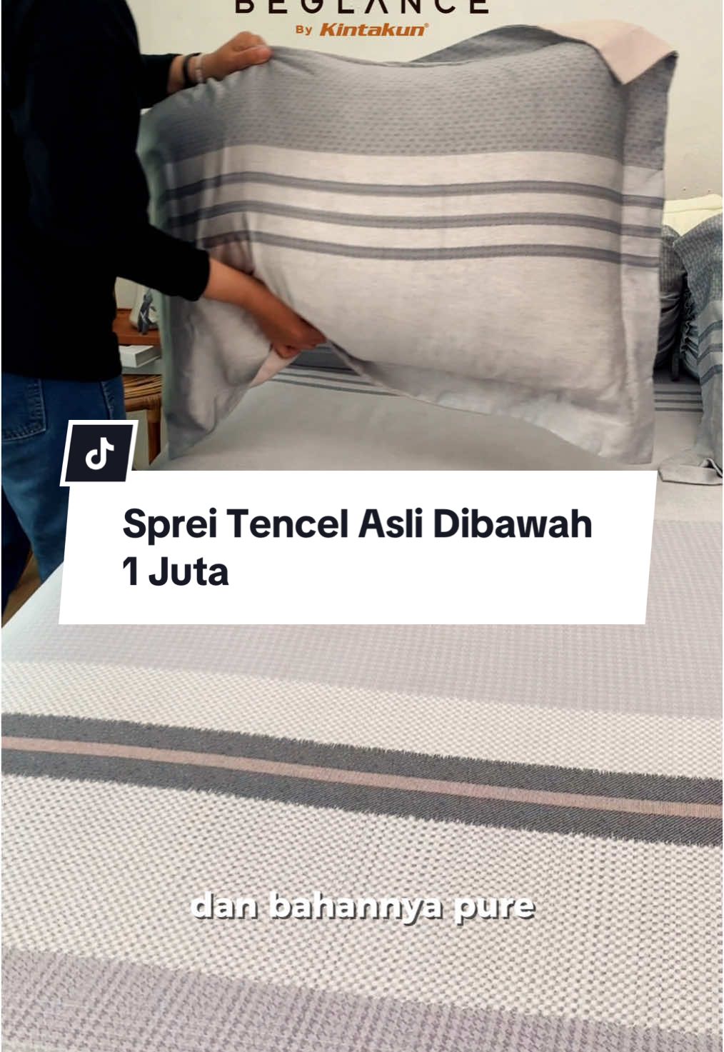 Rekomendasi sprei Tencel terpercaya yang bisa kamu CO sekarang harganya ga sampai 1 juta!🤑 Apa kamu tertarik pindah ke sprei Tencel sekarang? Yuk cek motifnya di keranjang ya✨ #wibgajian #promoguncang1212 #belanjaditiktok #tiktokpaylater #sprei #tencel #aesthetic #mewah #fyp #fypage #fypシ゚ #makesleepbetter 