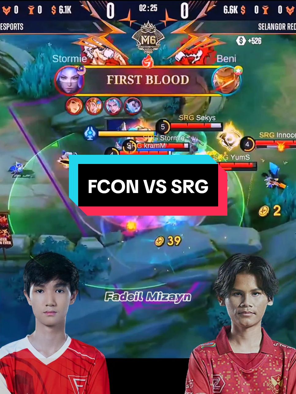 Falcon Esports vs Selangor Red Giants Game 1 M6 Swiss Stage D3 #MLBBM6TorchRelay #GreaterThanEver #M6nyalaIndonesia #MLBBM6 #M6 #SRG 