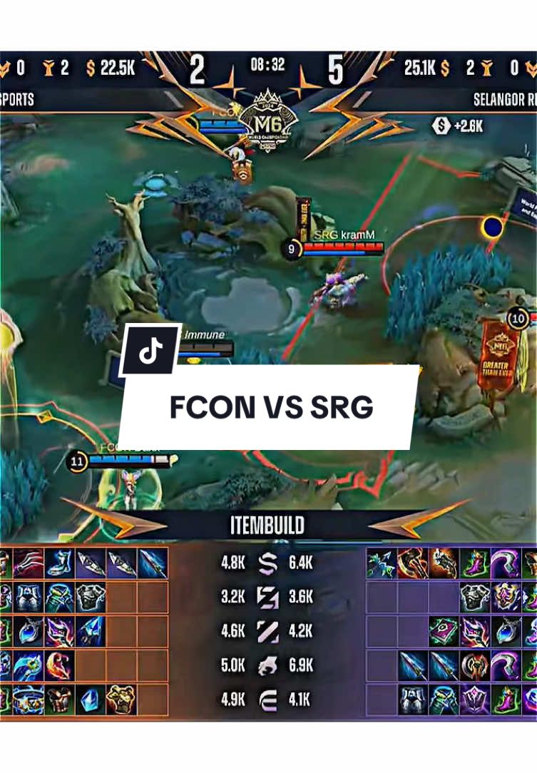 GAME 1 • SRG VS FALCON • M6 swiss stage #mlbb #aan_r8 #fyp #MLBBM6 