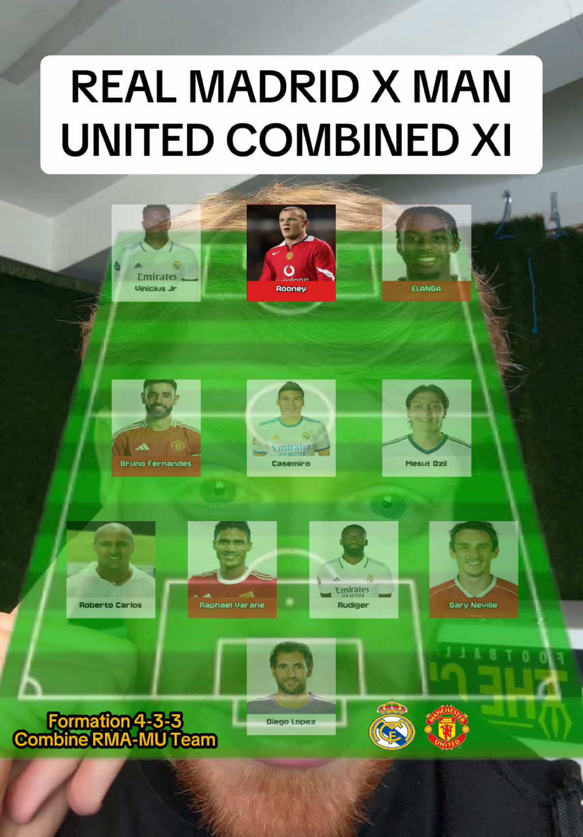 That defence and midfield is absolutely filthy 😮‍💨😮‍💨😮‍💨 Ruined at the end 🥲 #combinedxi #realmadrid #manunited #filter #players 
