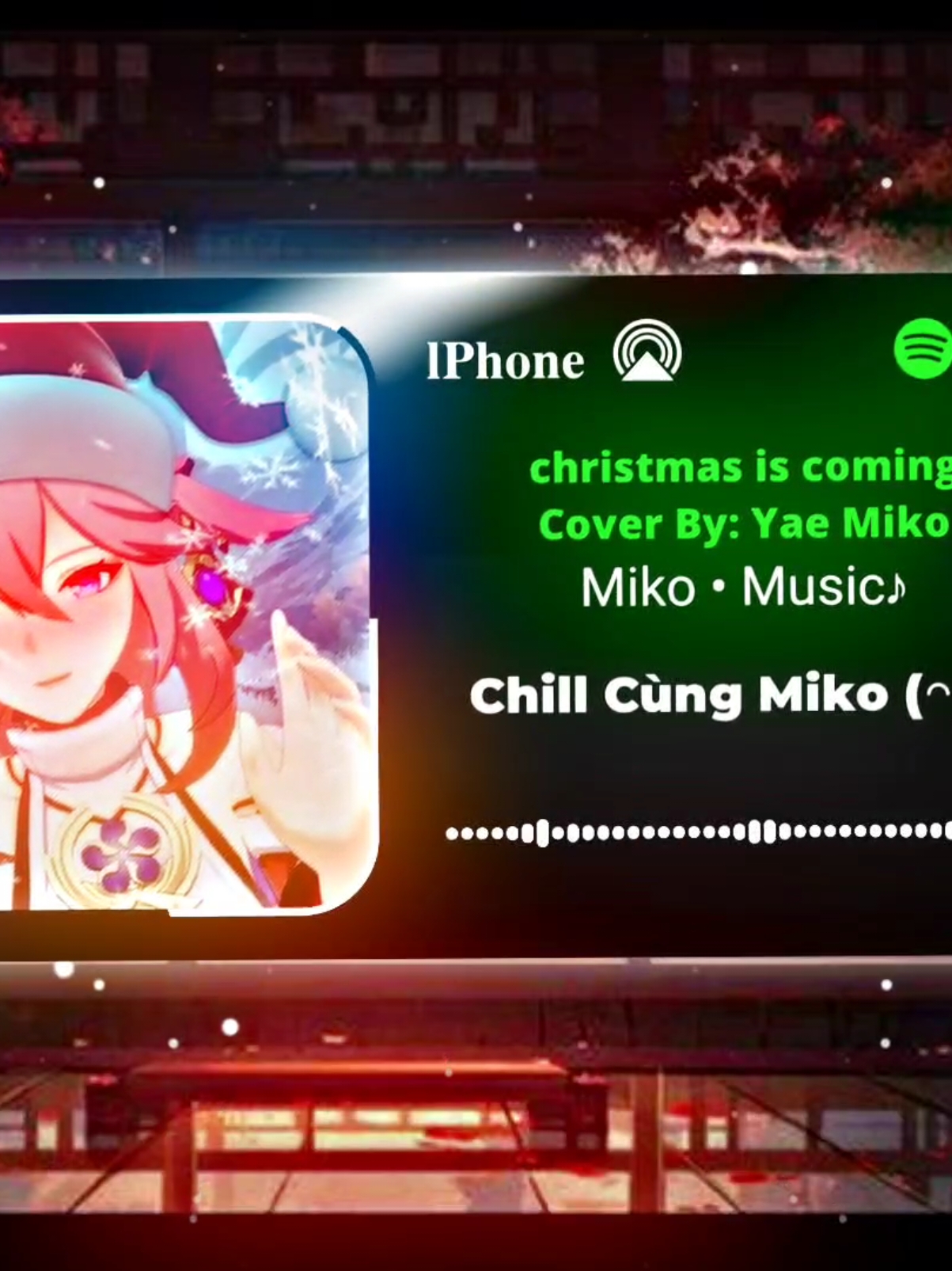 nhạc Noel(✿^‿^) #yaemiko #GenshinImpact #mikomusic♪ #aicover #cover #christmas #is #coming 