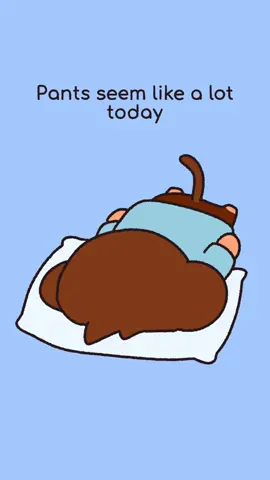 Some days it be like that 😅 #funny #relatable #animation #cute #fyp #lazy 