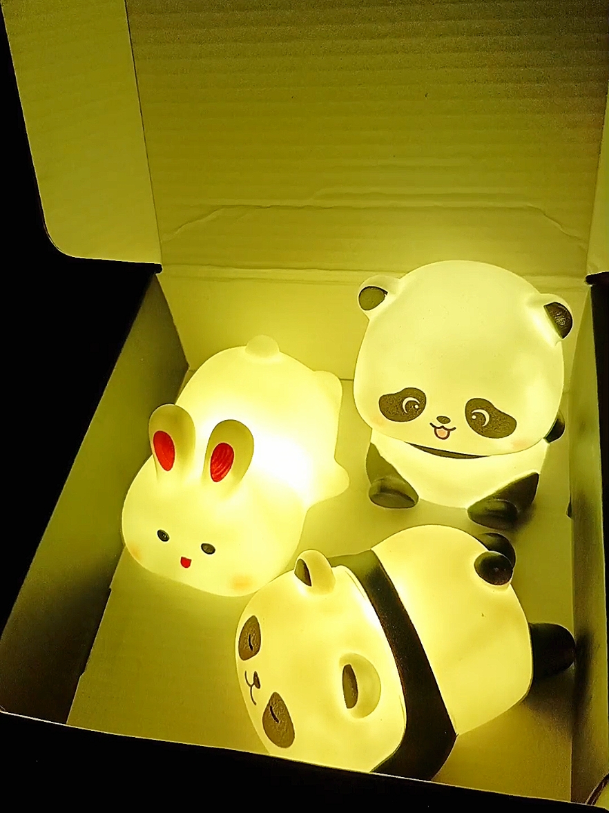 cutest gift idea 🐼✨ #pandanightlight #nightlight #cartoonnightlight 