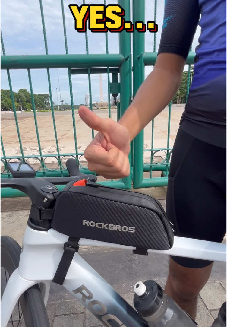 ROCKBROS 039BK Tas Frame Sepeda - Bike Front Tube Frame Bag MTB SELI##rockbroscyclingindonesia##cycling##fyp