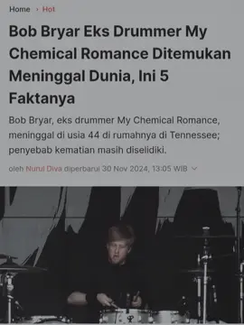 fly high, bob 🕊️🥀 #bobbryar #riplegends #RIP #mychemicalromance 