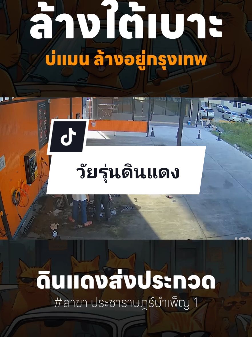 ที่สุดของการทำความสะอาดมอเตอร์ไซค์ 😎 . ล้างรถเบาๆสไตล์วัยรุ่นดินแดง 🔥💯 #ล้างรถหยอดเหรียญ24ชม #หนึ่งวันพันกว่าเรื่อง #คนรักรถ #catcarwash 