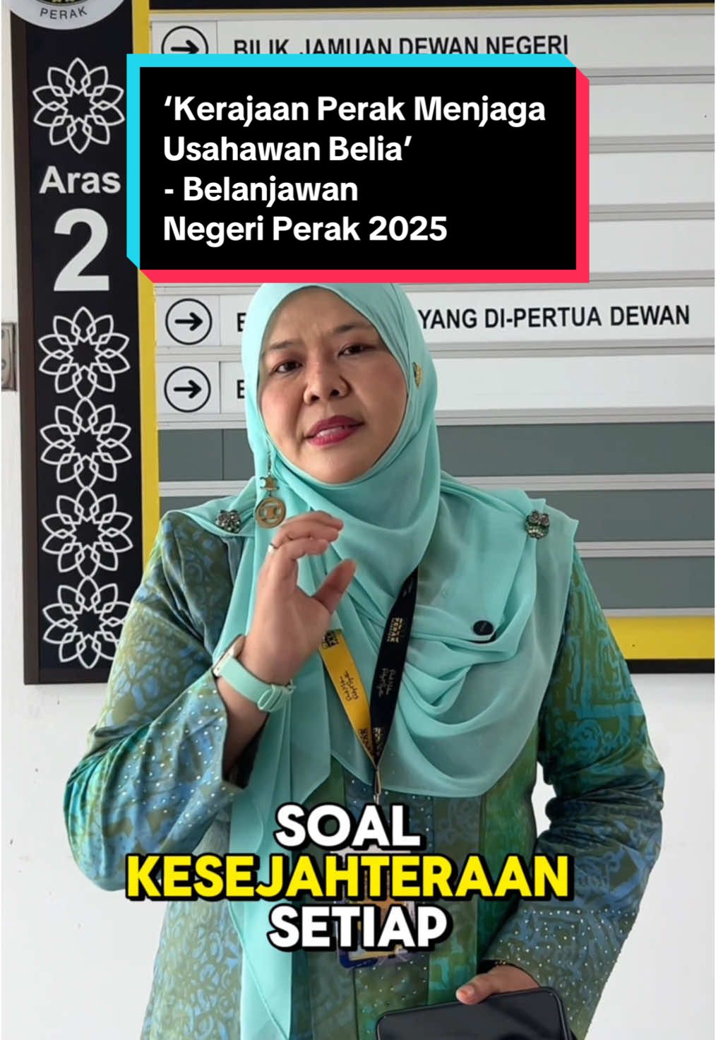 ‘Kerajaan Perak Menjaga Usahawan Belia’ Mari kita dengar sedikit feedback daripada YB Dato’ Salbiah Mohamed selaku Pengerusi Jawatankuasa Pembangunan Wanita, Keluarga, Kebajikan Masyarakat dan Pembangunan Usahawan selepas pembentangan Belanjawan Negeri Perak 2025  dibentangkan oleh YAB MB Perak. Ayuh anak muda, manfaatkan sepenuhnya apa yang ada! @Salbiah Mohamed  #dewanbeliaperak #dewanbeliaperaksesikeempat #peraksejahtera2030 #malaysiamadani #suaraanakmuda #eheynsperak #belanjawannegeriperak2025 