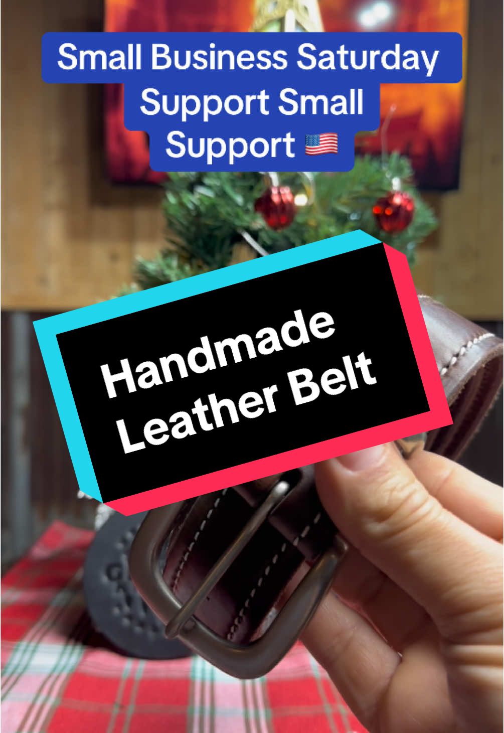 Support Small Business Saturday With this Handmade Mens Leather belt from Kentucky #smallbusinesssaturday #kentukymade #mensbelt #leatherbelt #tiktokmademebuyit #tiktokmarketplace #TikTokShop #giftforhim 