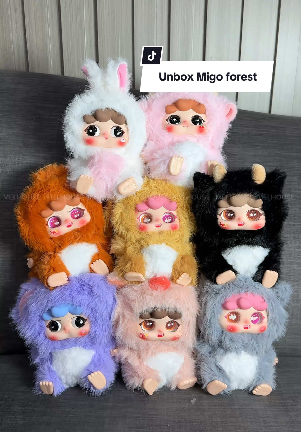 Unbox sớm migo forest v4 🧏🏼‍♀️👌 #keychains #keycharm #bagcharm #upsetduck #unboxingtoys #foryou  #fyp #asmr #blindbox  #unbox #unboxing #migo #migov4  #migobody #partyanimal #partyanimals #migoforest 