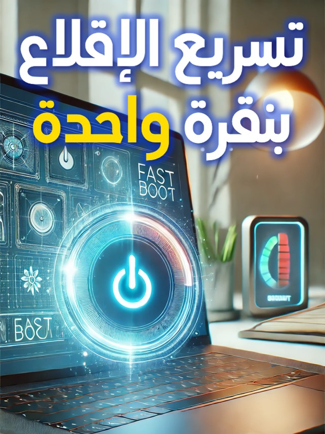 تسريع الإقلاع بنقرة واحدة! Fast Boot تعرف على الطريقة الذكية لتسريع إقلاع جهاز الكمبيوتر الخاص بك بنقرة واحدة فقط! اجعل جهازك يبدأ أسرع ويوفر وقتك بسهولة. #تسريع_الإقلاع#FastBoot #نصائح_تقنية #أداء_أفضل #حيل_الكمبيوتر تسريع الإقلاع, Fast Boot, نصائح تقنية, تحسين الأداء, بدء التشغيل السريع