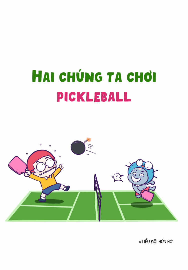 Khi Pickleball được xuất khẩu sang Nhật 😂. Sound Credit: Hiep Do #tieudoihonho #comics #fyp #pickleball #doraemon #pickleballtiktok 