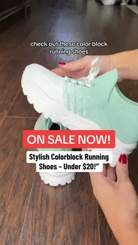 These sporty colorblock shoes are perfect for everyday wear. Lightweight, comfy, and at an unbeatable price of $19.54❗️ #fashionfinds #tiktokmademebuyit #womenshoes #sneakerhead #footwear #blackfridaydeals #holidayshopping #shopwithme #styleinspo #creatorsearchinsights 
