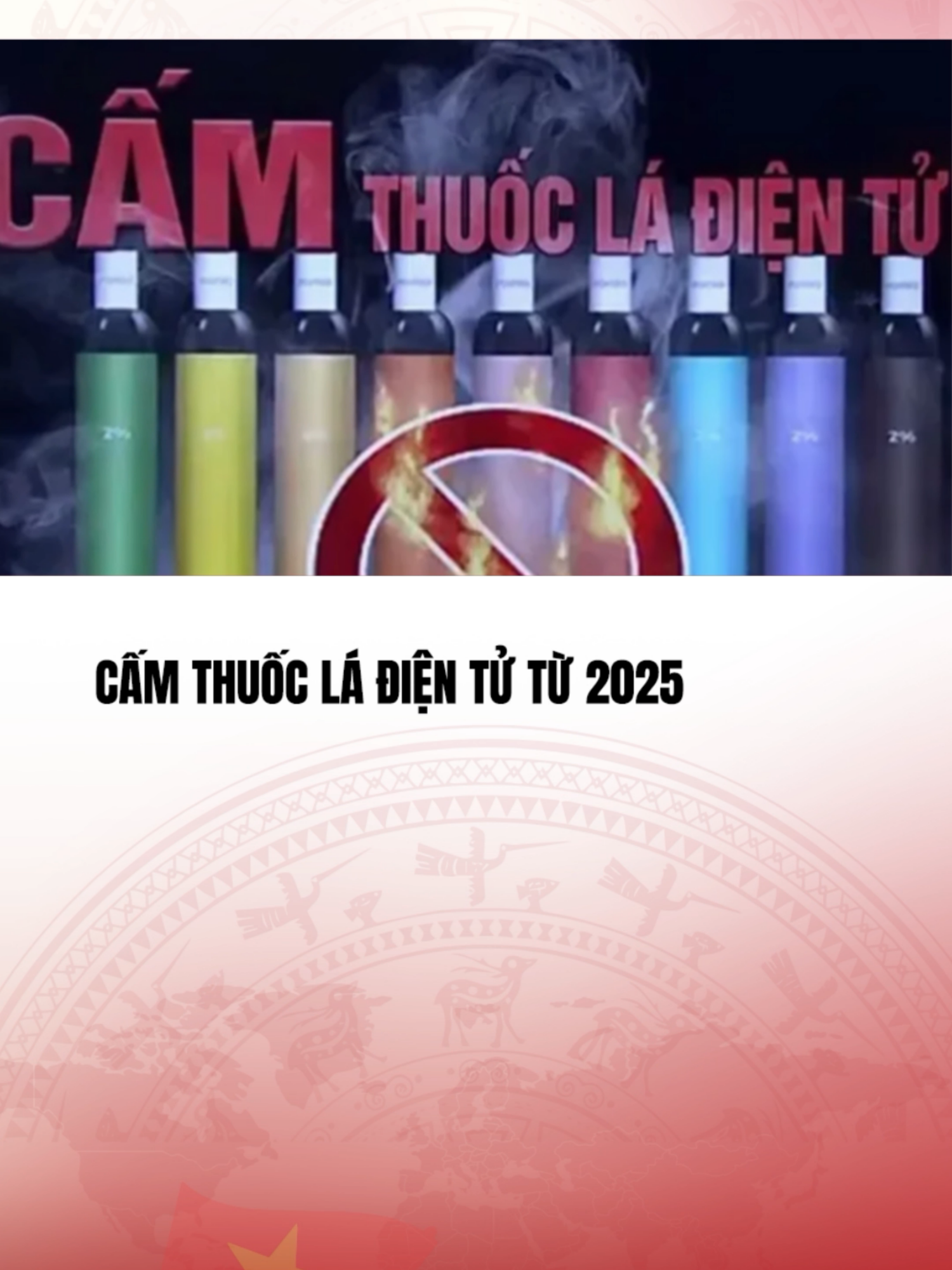 Cấm Thuốc lá điện tử từ 2025#vtvcabtintuc#vtvcab#tiktoknews