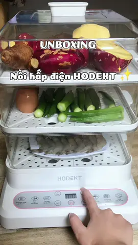 Nồi hấp điện Hodekt siu tiện lợi #noihapdien #noihapdiendanang #hodekt #noihap3tang #noihapdanang #xuhuong 