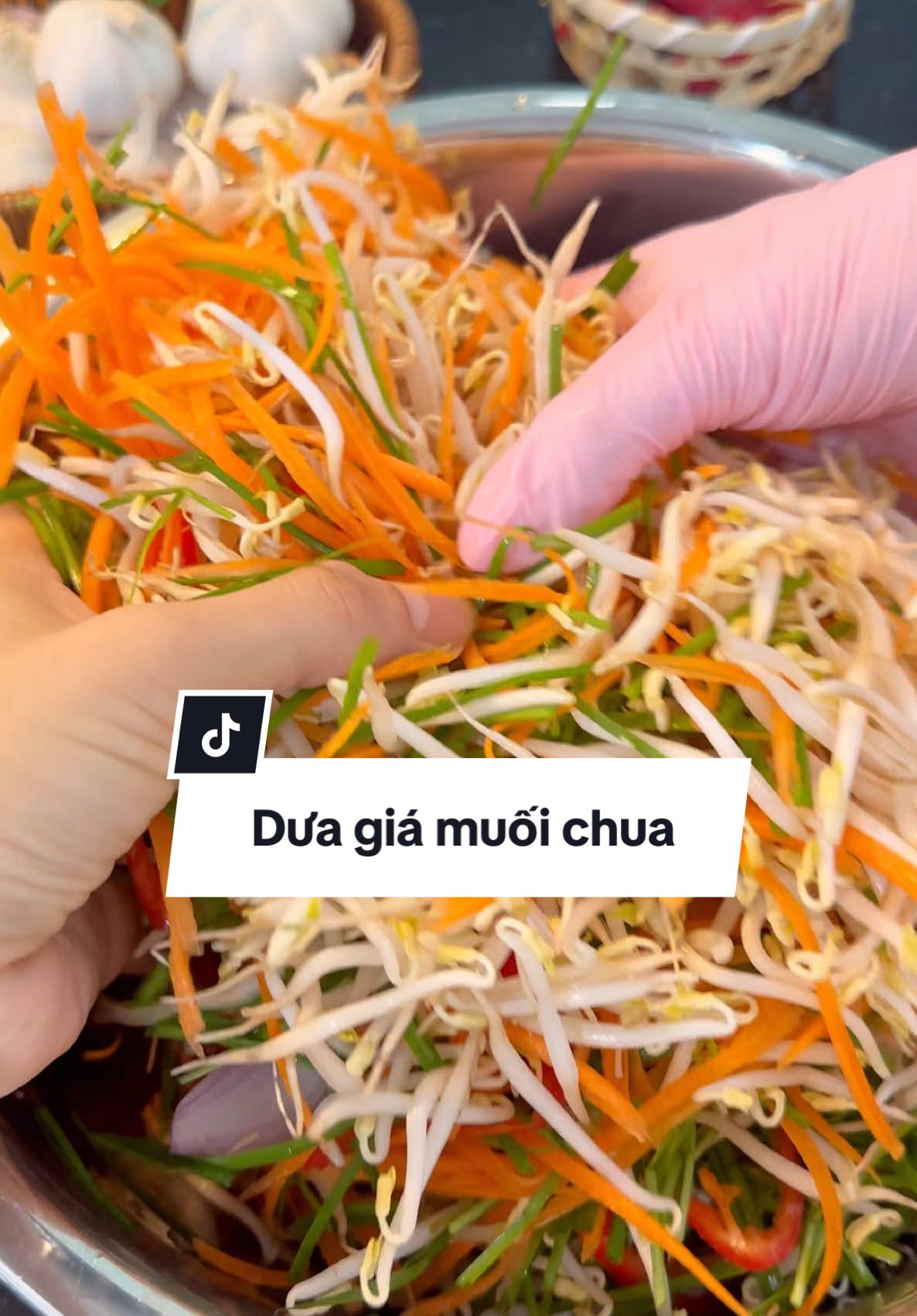 Dưa giá muối chua #LearnOnTikTok #nauancungtiktok #goccualan93 #monngon #nauan #monngonmoingay #duagia #duahanhmuoi #duagiachua 