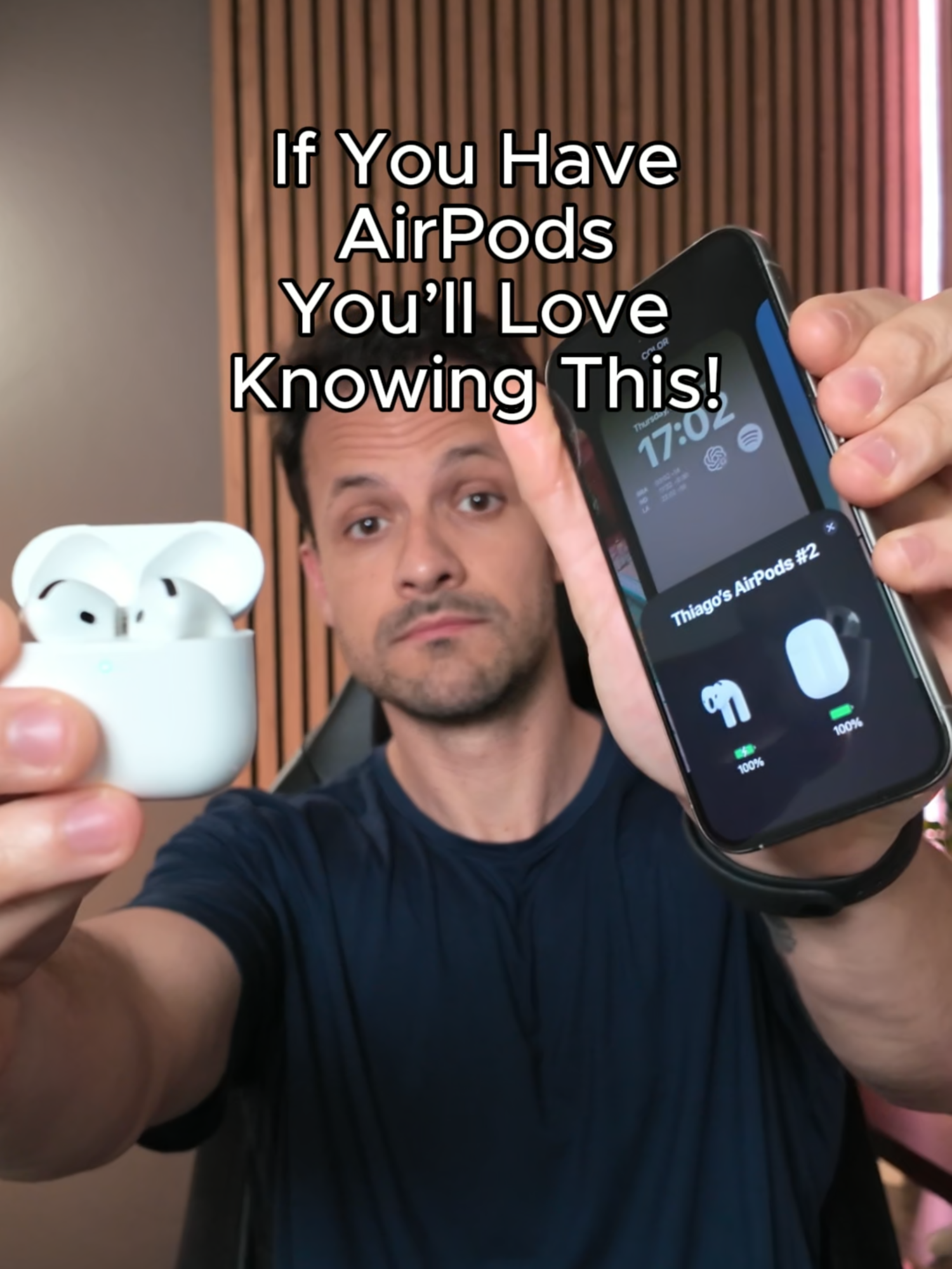 Amazing AirPods and iPhone trick! ✅📲 #240 #apple #appletips #iphone  #techtips #iphonetips #contentcreator #ugccreator #bravetech.ai