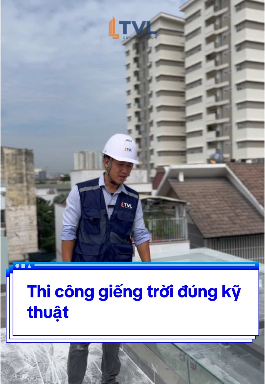 Thi công giếng trời đúng kỹ thuật #giengtroi #construction #thicongtrongoi #xaynhatrongoi #xaydung #thicongnhadep 