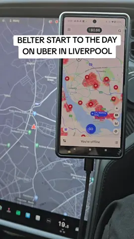 Belter start to today on uber black friday weekend and payday weekend too. @Uber #uber #uberdriver #taxidriver #pco #liverpool #uk #earnings #selfemployed 