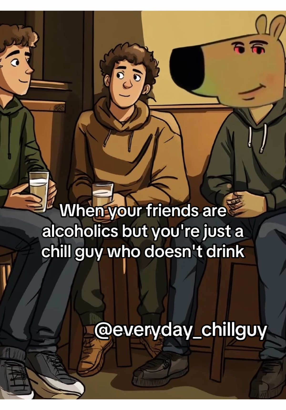 Chill guy part 16 / #chillguy #fyp #chill #guy #chillwithtiktok #chilling #fun #feelgood #boysbeingboys #foryou #viral #tiktok #good #bro #broma #friends 