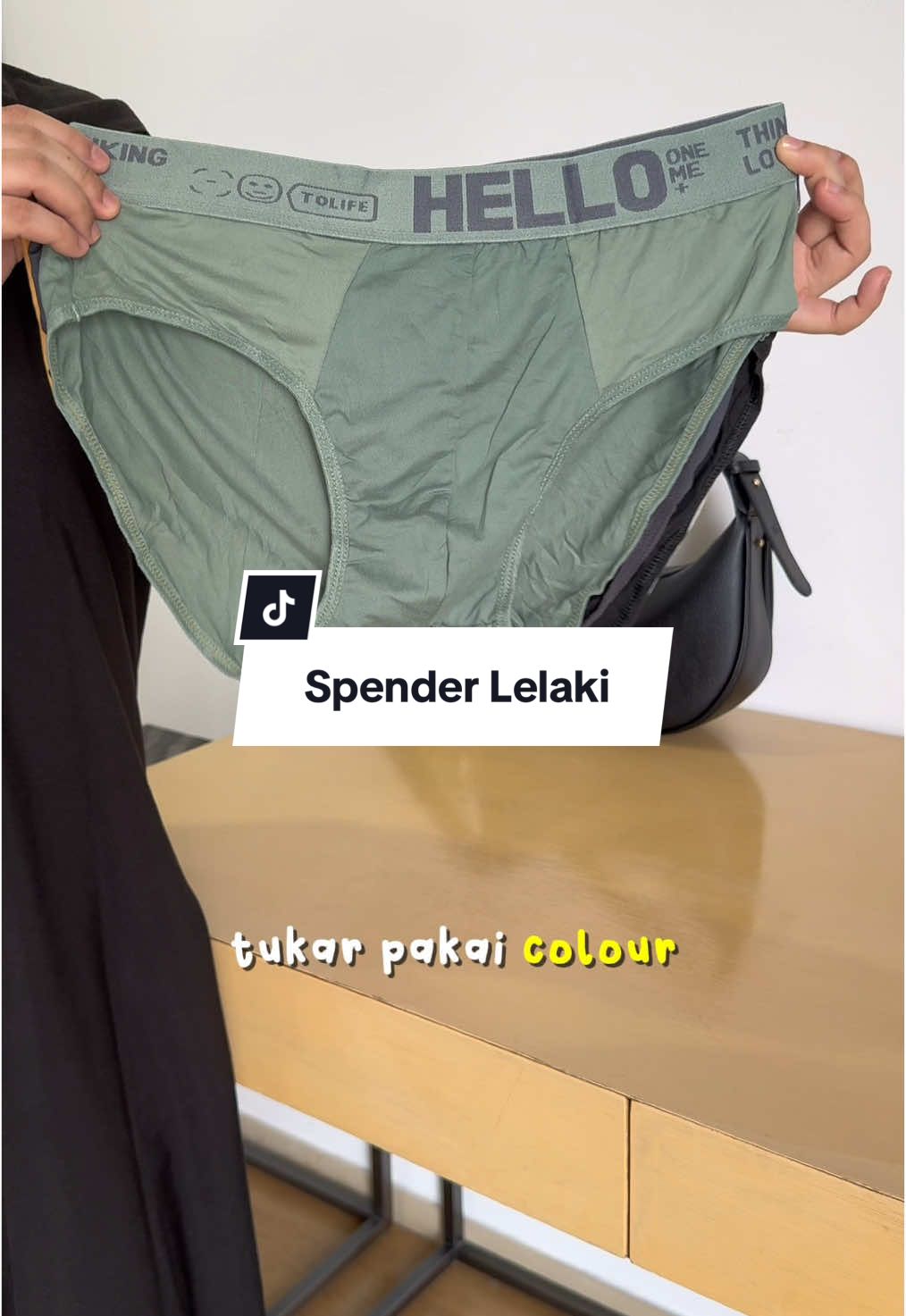 Spender lembuit di kulit #seluardalammurah #seluardalamlelakiviral #seluardalam