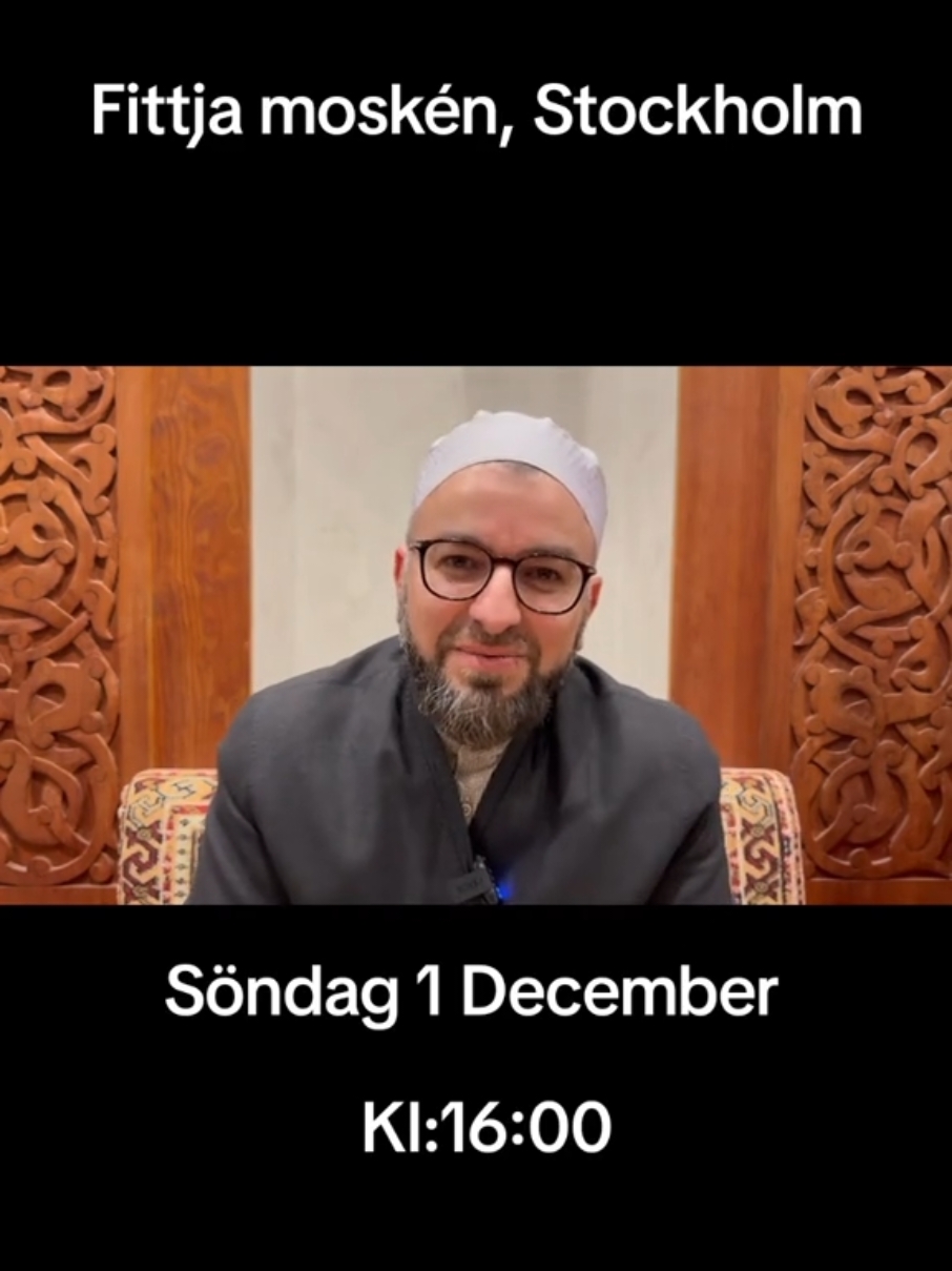 Shaykh Salahuddin Barakat föreläser i Fittja moskén, Stockholm på söndag kl: 16:00. Alla är välkomna! #fittjamoske  #foryourpages  #stockholm  #imam  #föreläsning 