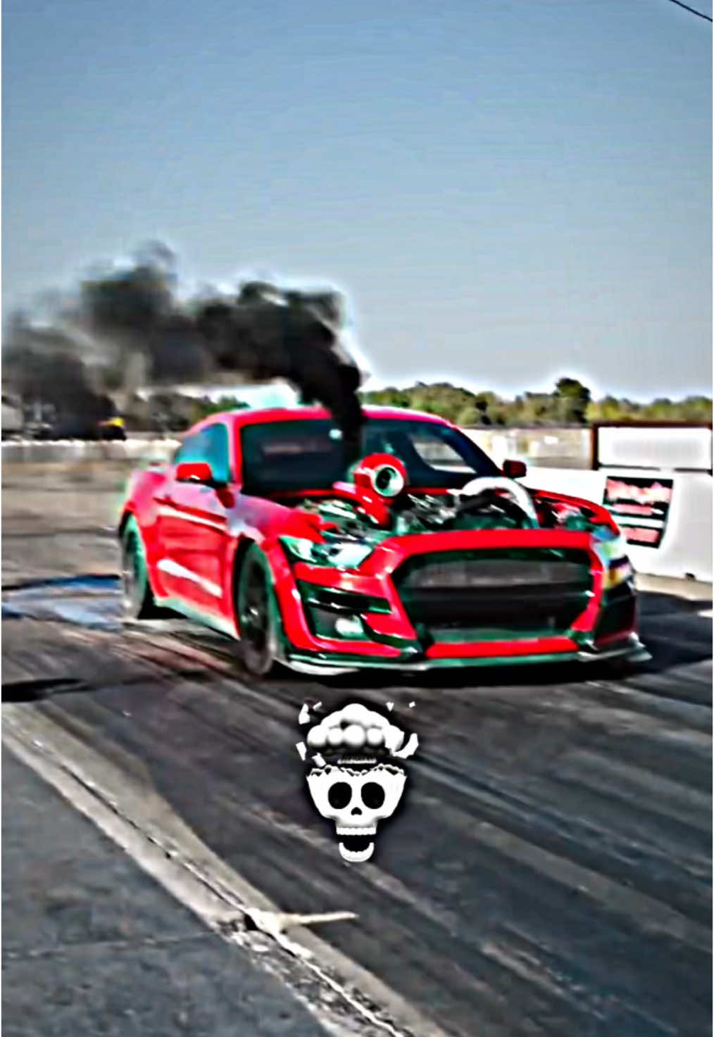 Smokestang built different🥶YT: Westen Champlin #carsoftiktok #cartiktok #cars #dragrace #mustang #hellcat #smokestang #westenchamplin #fyp #fypシ゚ 