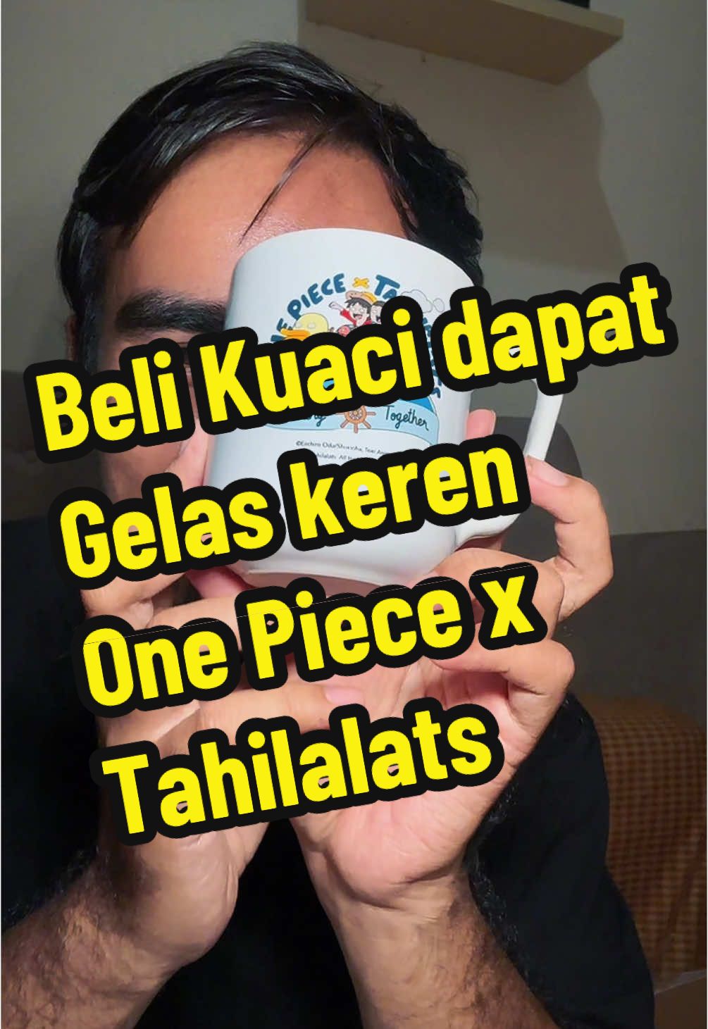 Replying to @Luthfi Fadilah akhirnya dapat juga gelas dari Kuaci Rebo X One Piece X Tahilalats nih kak @Ukhti Wibu - AniChan 😇😇😇 suka banget ini gelas nya hadiah beli kuaci.  #TTPetualangPro #kuaci #onepiecextahilalats 