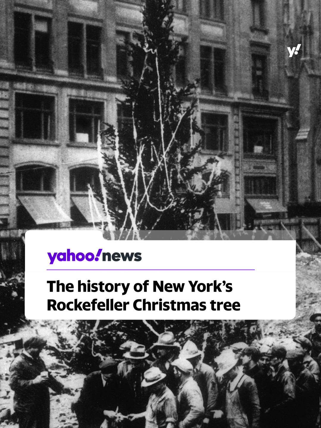 The annual Rockefeller Center tree lighting is set for Wednesday, Dec. 4. Here's a look back at the story behind New York City's historic holiday tradition. #NYC #rockefellercenter #rockefellerchristmastree #historytok #yahoonews #news