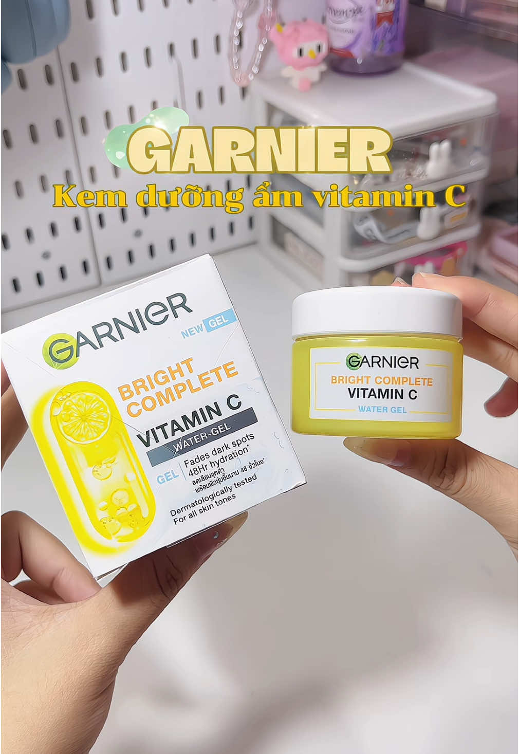 Siu xịn lun á ✨🍊#garnier #watergelgrn #weebuild #kemduongam #vitaminc #skincare #review 