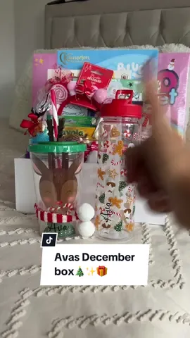 Ava’s December box all ready to go! I cant wait to see her face in the morning 😊 #christmas #december #treats #festive #decemberbox #kids #christmastreats #motherhood #kids #mumtok 