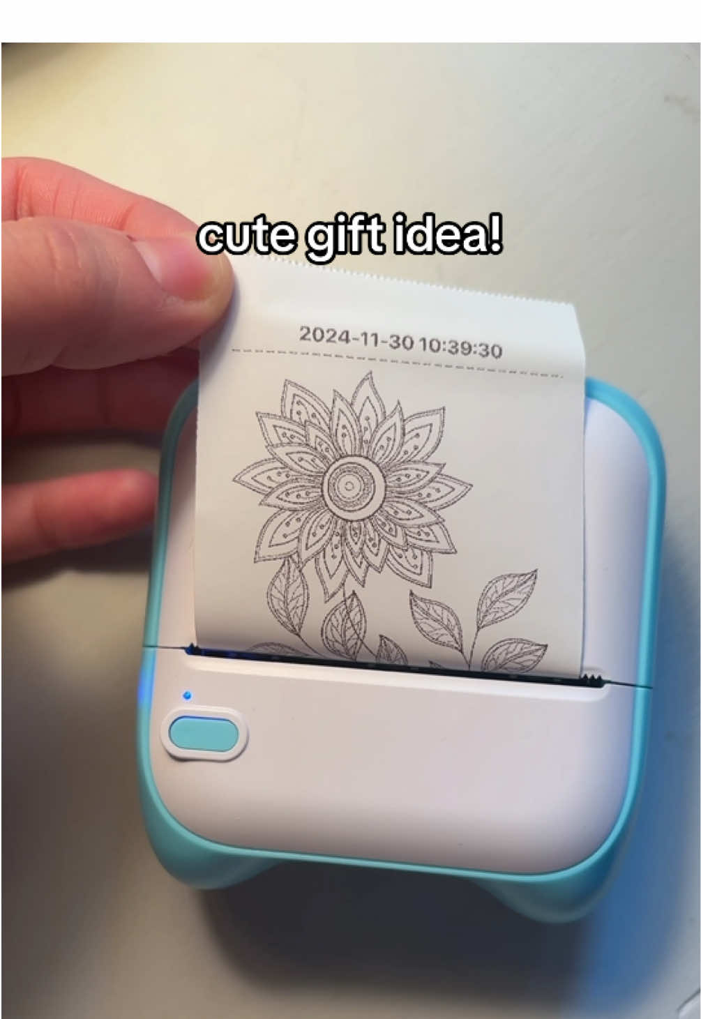 This mini thermal printer is so much fun! #miniprinter #thermalprinter #cutegiftideas #stockingstuffers #giftsforher #christmasgiftsforkids #tiktokshopcybermonday #tiktokshopholidayhaul #creatorsearchinsights 