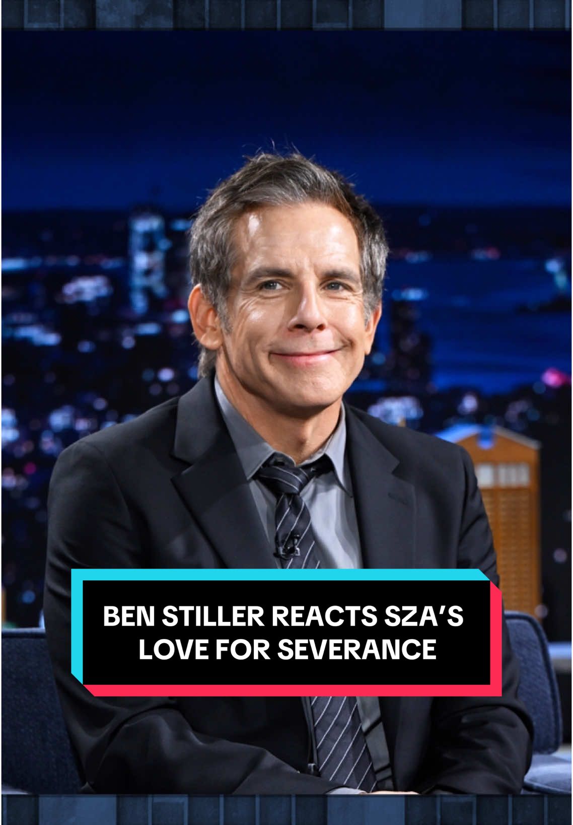 Ben Stiller reacts to SZA’s love for Severance 🤣 @Apple TV #FallonTonight #TonightShow #BenStiller #SZA #Severance #JimmyFallon 