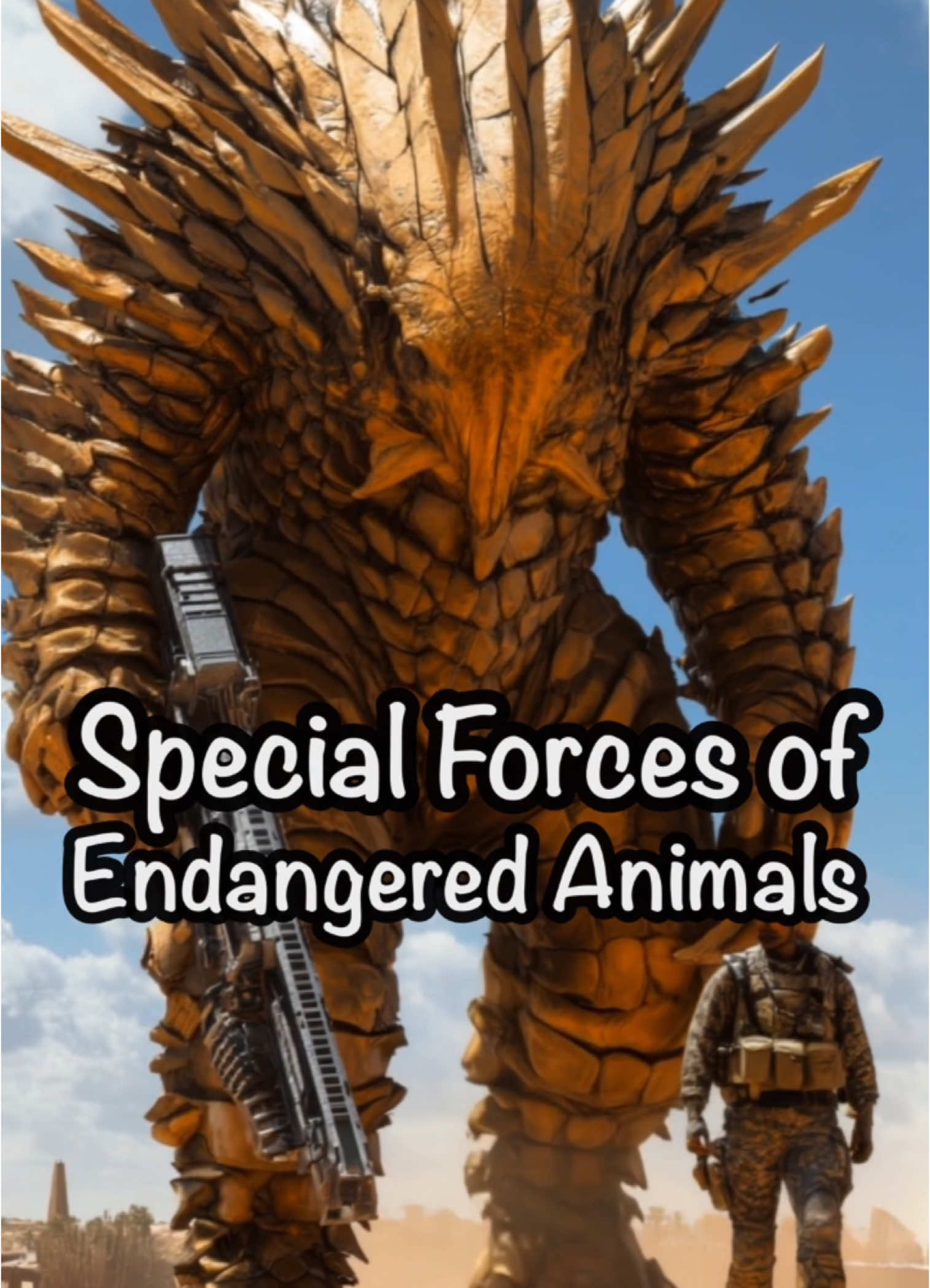 Special Forces of Endangered Animals #animals #specialforces #ai #endangeredspecies 