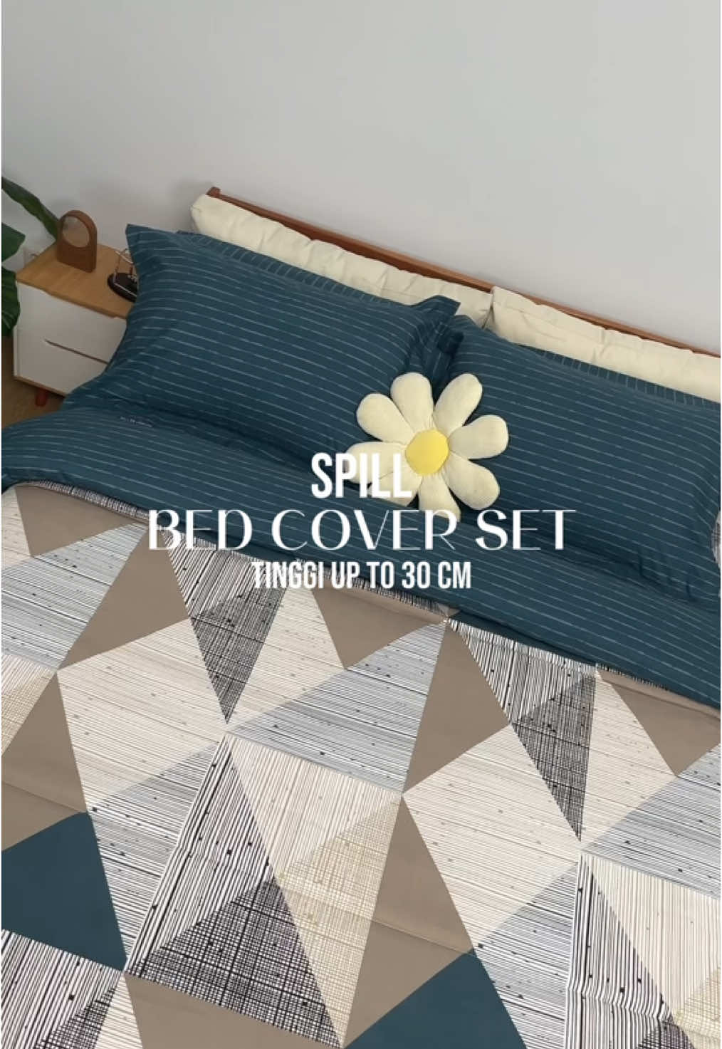 Bed cover set untuk kasur kamu yang tingginya up to 30 CM✨  Sudah lengkap dengan sprei beserta sarung bantal & guling. Sprei BEGLANCE Microsuede juga bikin tidur kamu nyenyak karena menggunakan kain premium microsuede yang halus dan lembut di kulit🥰 Coba spill tinggi kasurmu di kolom komentar!! #wibgajian #promoguncang1212 #belanjaditiktok #spreilembut #gebyarbelanjadesember #fyp #fypage #bedroom #homedecor #makesleepbetter 