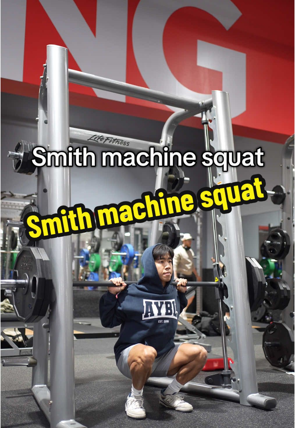 On those days where you’re not feeling 100% or you just hate legs. Choosing a more stable squat variation like smith machine squat can be a good option. From a hypertrophy perspective they’re quite similar — in fact, an argument can be made that the smith machine allows you to train closer to failure due to the lower stability requirement #fyp #Fitness #gym #bodybuilding #TikTokTaughtMe 