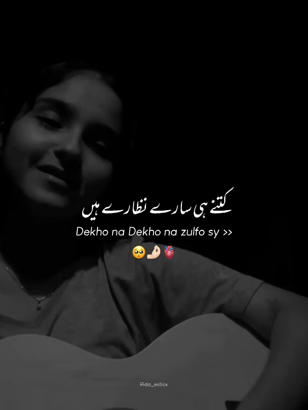 ~Dekho na Dekho na zulfo sy 🥺💫 #rida_esticx #grow #account #foryoupage #viral #video 