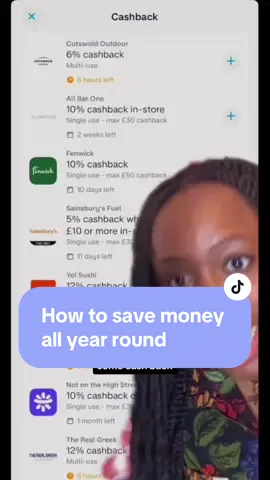 It’s almost Black Friday! I thought I’d share some ways I’m saving money all year round in the UK. It’s all about @Monzo cashback, the @Avios app and the @Marks & Spencer app. 🙌🏾 Monzo kept quiet about this (scroll to the bottom of the first page) and I always need to remember to check, but they do actually have some useful shops like @Aldi UK, @Sainsbury’s and @Boots UK. If you use cashback sites, then you could then pay on your Monzo card and get even more cashback!  I also love the Avios app as it makes my yearly flight to Jamaica slightly cheaper by buying things that I normally would. You can even link it to your Uber account and possibly pay with Monzo if there’s an offer there. The M&S app also has some useful deals. Maybe put it in the diary weekly to check for relevant offers and coupons? I dread to think what I’ve missed out on! Do you have any other money saving tips? And will you be shopping this Black Friday? I know it’s controversial but it may be a good time to purchase things that never go on sale. I usually stock up on posh candles and Christmas presents. 💷 #moneysaving #blackfridayuk #monzo #avios #cashback #moneysavingtips #howtosavemoney #howtosavemoneyinlondon #savingmoneyhacks #monzocashback #aviosapp #moneytips #blackfridaydeals 