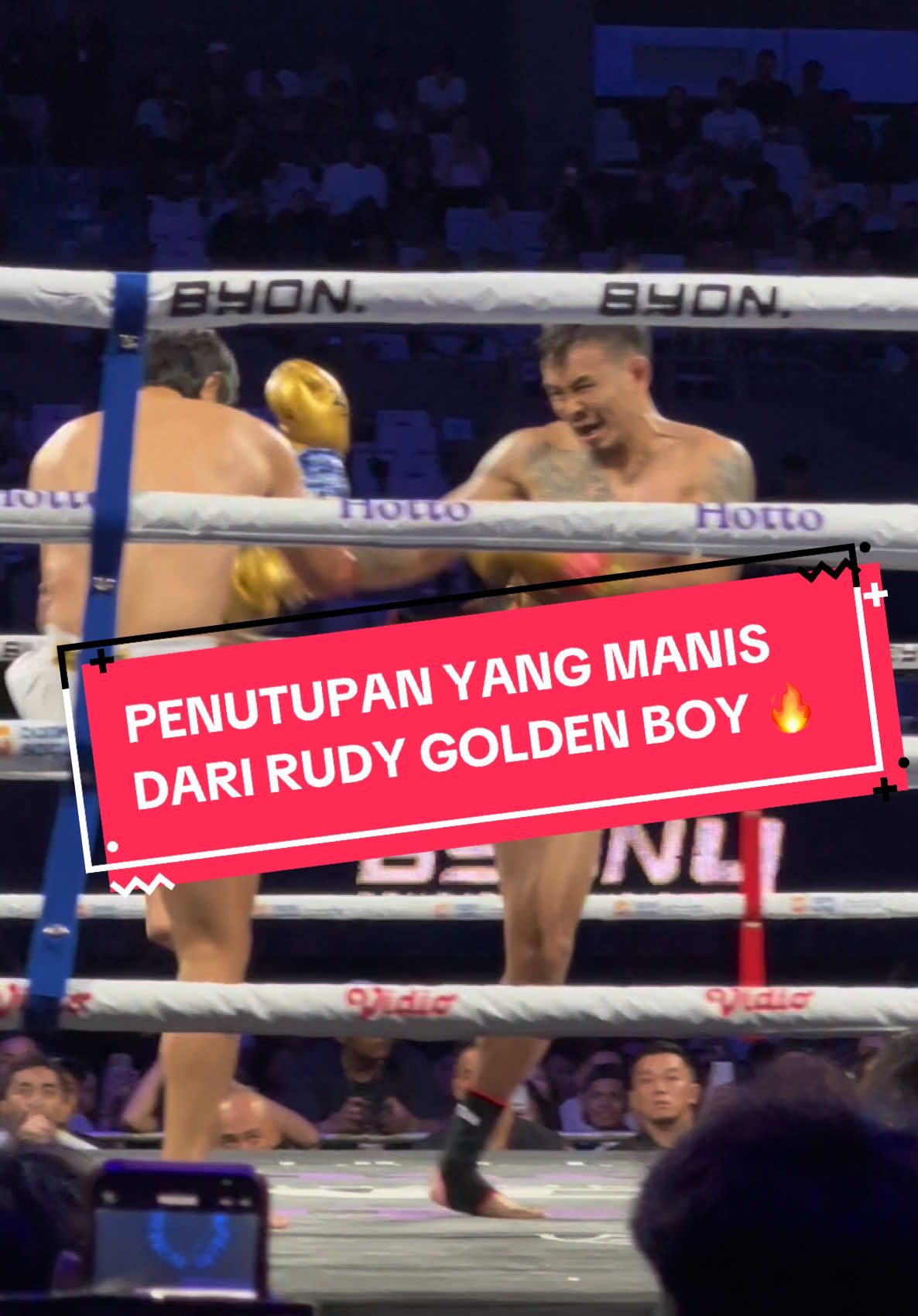 PENUTUPAN YANG MANIS! #tinju #dennysumargo #fyppppppppppppppppppppppp #fypシ゚ #tiktokviral #viralvideo #byoncombat #densu #fypage #viraltiktok #byoncombat #densu 