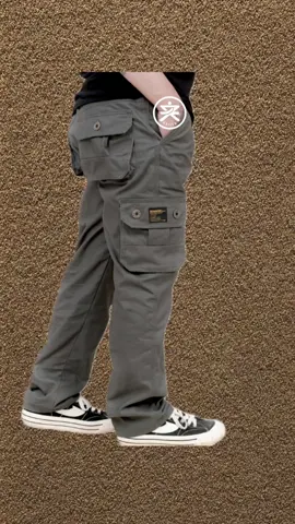 Celana Cargo Panjang Original Premium/Cargo Pants Hitam Army Pria Twill baru