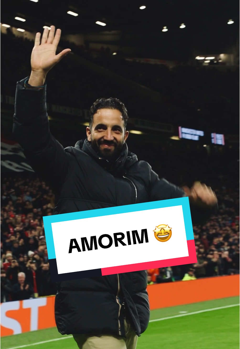 Ruben’s first Old Trafford match! 🔥 #MUFC #ManUtd #RubenAmorim #Amorim #OldTrafford #EuropaLeague 