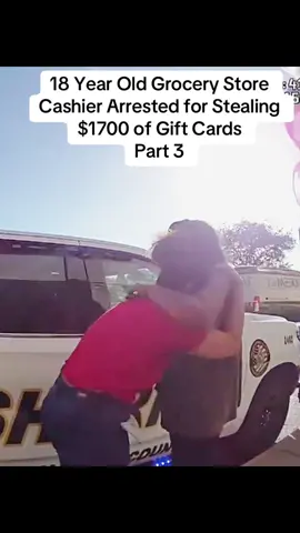 18 Year Old Grocery Store Cashier Arrested for Stealing $1700 of Gift Cards #cops #police #viral #usa #flypシ 