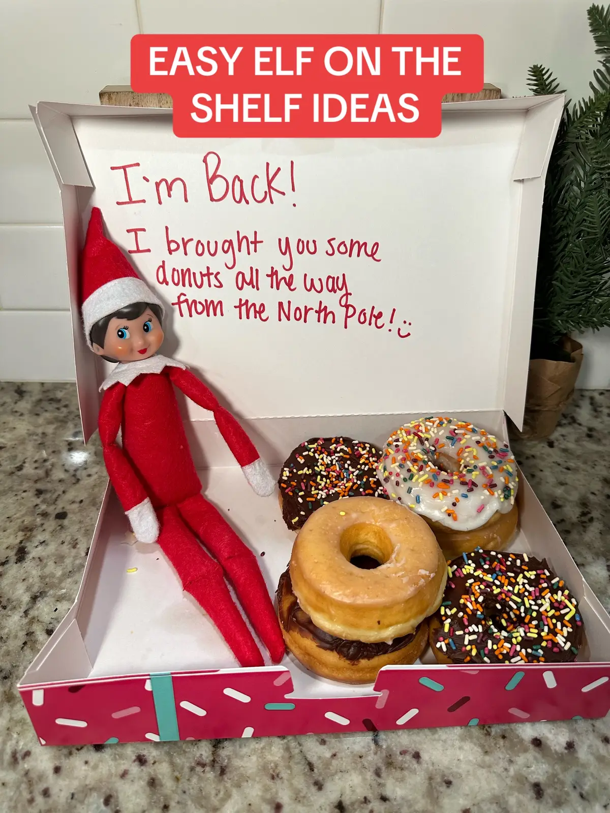 The elf is back tomorrow, here are 10 easy ideas to get you through the next few days 🫣😂  #elfontheshelf#easyelfontheelfideas#elfontheshelfadventures#elfontheshelfchallenge