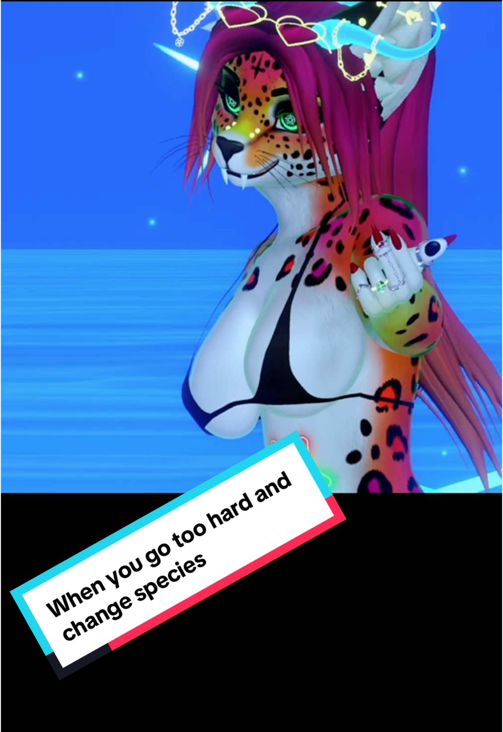 When the song goes so hard, you change species in the middle! #vrfurry #furrytiktok #mmddance #kpoptiktok #fypシ゚viral #g4l #animorphs #werecat #catgirl 