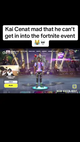 bro wss so mad😹💀#fyp #fypシ #kaicenat #fortnite #rage 