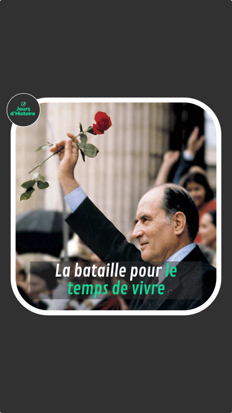 ➡️ La bataille pour « le temps de vivre » ! Source : INA  #histoire #france #mitterrand 