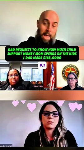 Dad Requests to Know How Much Child Support Money Mom Spends on the Kids | Dad Made $165,000 #court #law #judge #fypシ #trending 