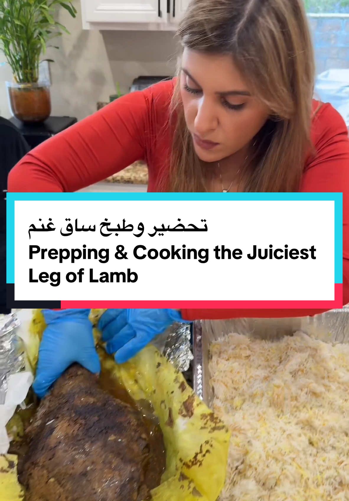 Replying to @سمر  ‏تحضير وطبخ ساق غنم Prepping & Cooking the Juiciest Leg of Lamb #fypシ #creatorsearchinsights #sandiego #middleeastern #thanksgivingfood #thanksgiving #familytime #thanksgiving2024 #fyp #lamb #lambleg #Recipe #lamb #cooking #foodbyRyam 