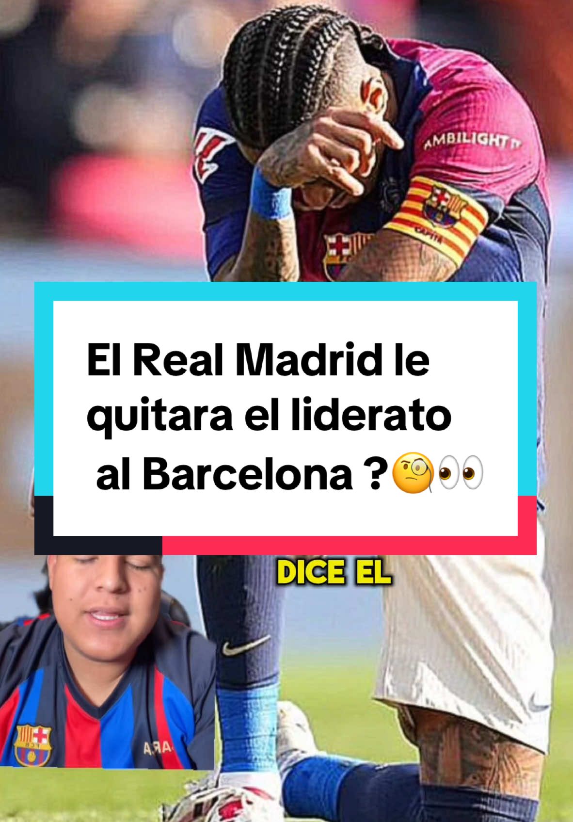 El Real Madrid le quitara el liderato al Barcelona ?🧐👀#realmadrid #madridista #madrid #cules #deportesentiktok #greenscreen 