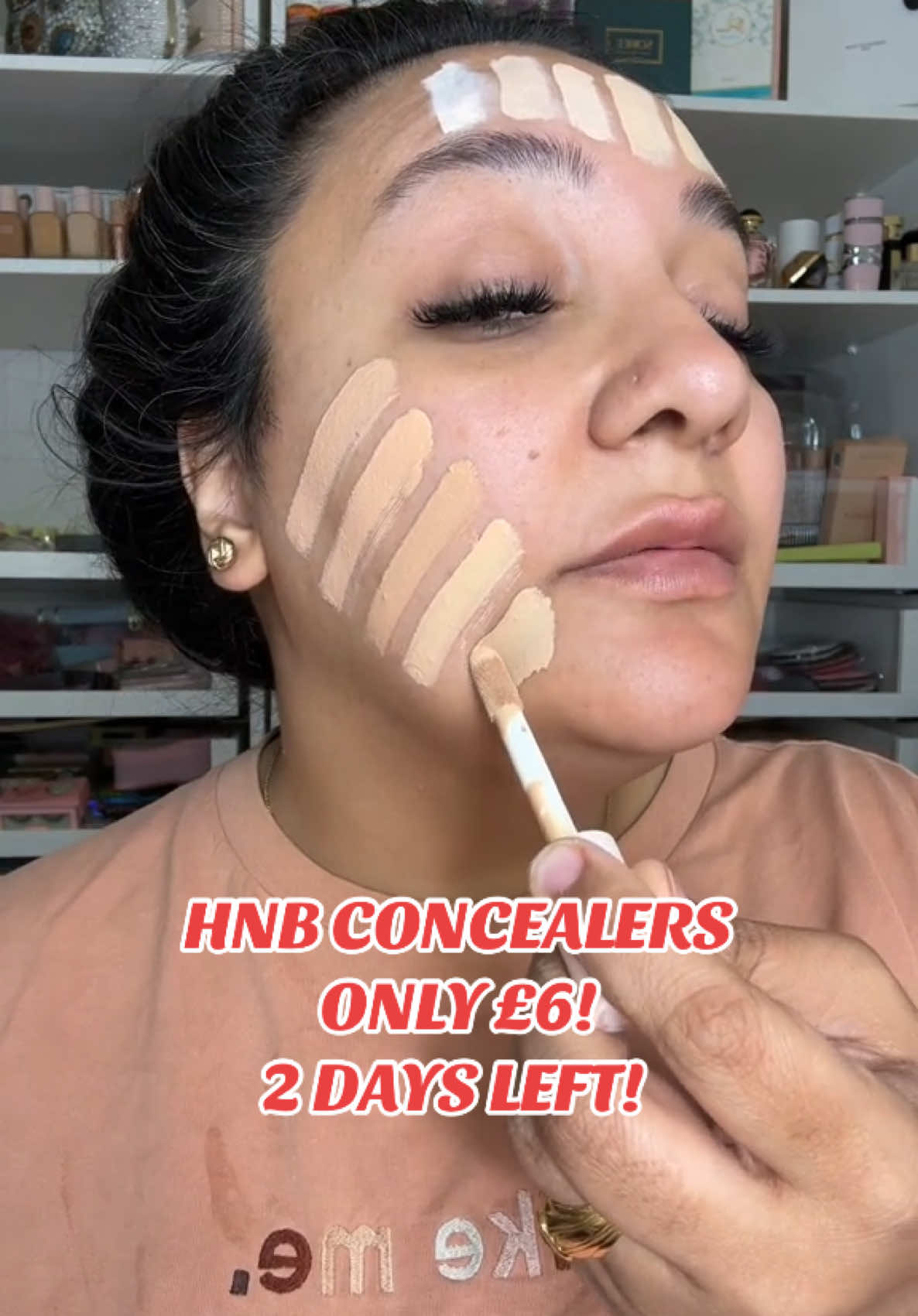 ONLY 2 days left girls and the prices go back up! @HNB Cosmetics #fyp #tiktokmademebuy #hnbcosmetics #hnbconcealer #hnbconcealerswatches #concealer #blackfriday #blackfridaydeals 