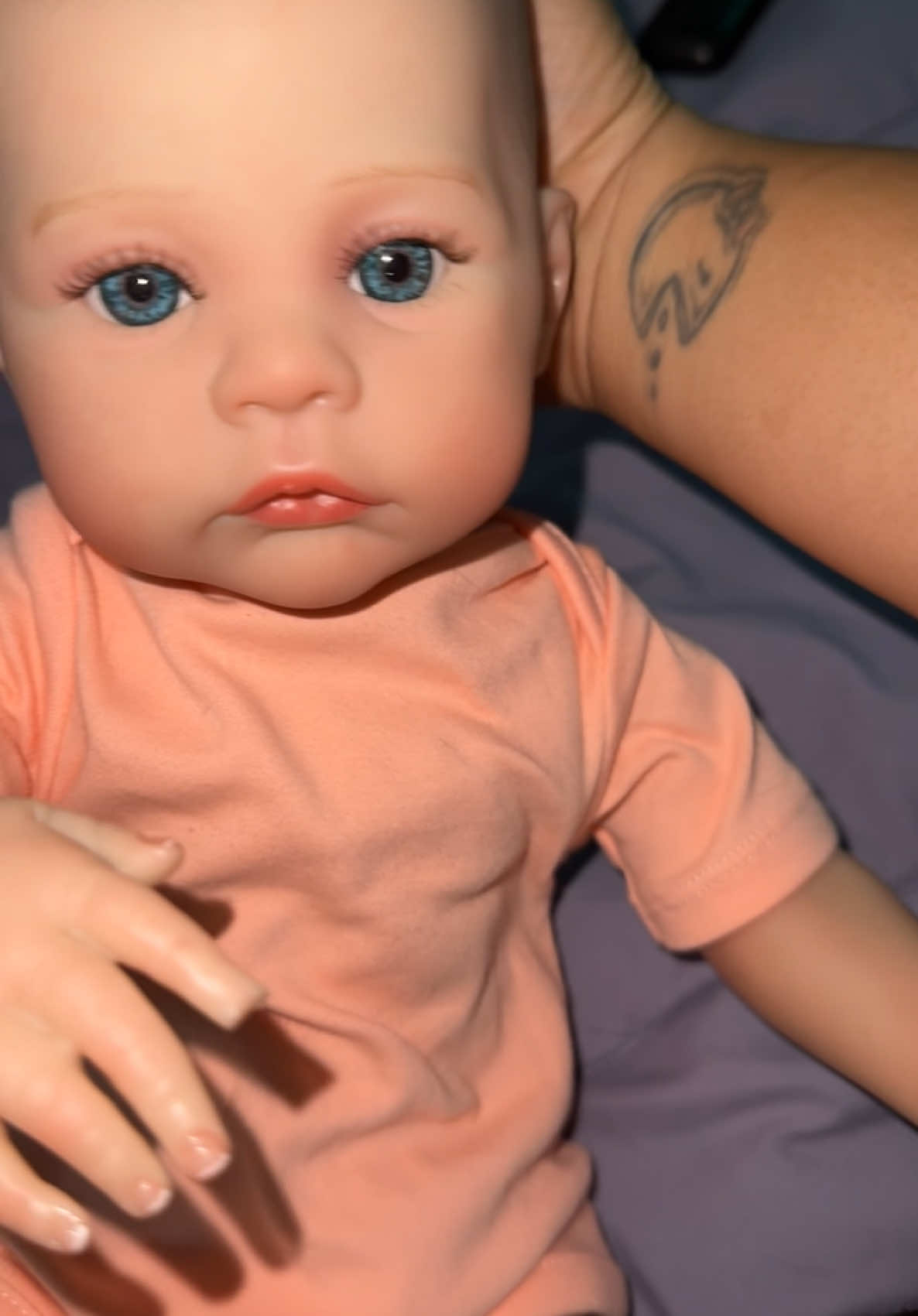 19 Inch Realistic Baby Doll #rebornbaby #reborn #rebornbabysdolls #rebornsoftiktok #reborndolls #cybermonday #tiktokshopfind #shoptiktokshop 